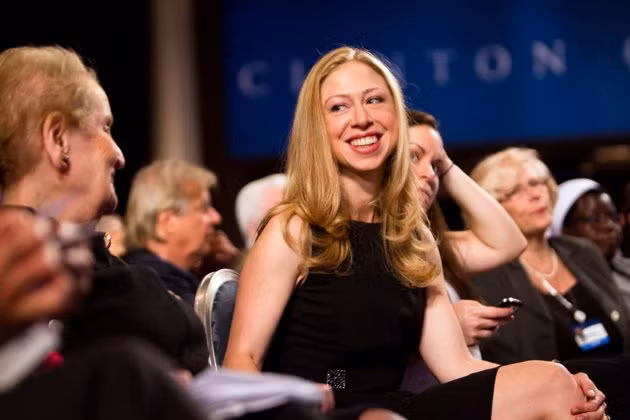 Chelsea Clinton nói chuyện với cựu Ngoại trưởng Mỹ Madeleine Albright trong Hội nghị thường niên lần thứ 7 của Sáng kiến toàn cầu Clinton (CGI).