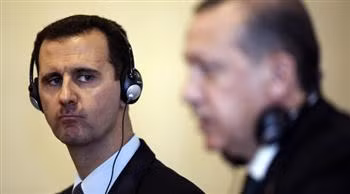 Thủ tướng Thổ Nhĩ Kỳ Erdogan và Tổng thống Syria Bashar al-Assad tham dự một cuộc họp báo ở Istanbul (ảnh: Reuters) Thủ tướng Thổ Nhĩ Kỳ Erdogan và Tổng thống Syria Bashar al-Assad tham dự một cuộc họp báo ở Istanbul (ảnh: Reuters)