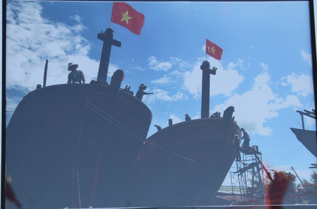 Tác phẩm "Khát vọng vươn khơi".