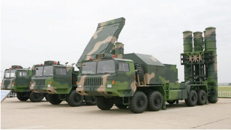 Tên lửa HQ-9 Trung Quốc, hình minh họa: Jane's.