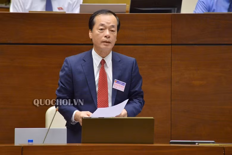 Ông Phạm Hồng Hà - Bộ trưởng Bộ Xây dựng. ảnh: quochoi.vn