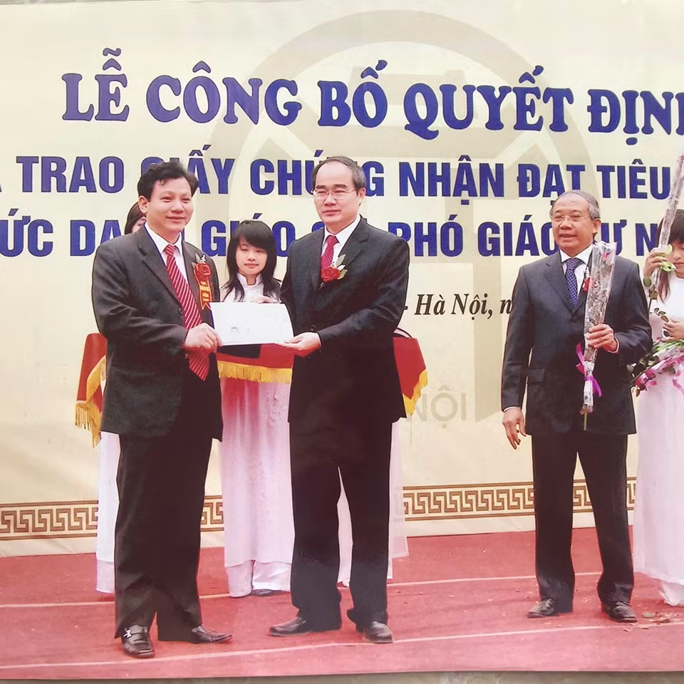 Ông Hoàng Xuân Quế được công nhận chức danh Phó Giáo sư từ năm 2009. ảnh: PV.