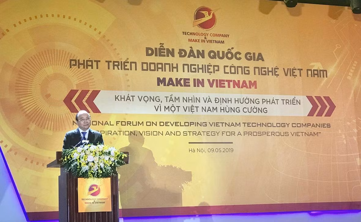 Thủ tướng kêu gọi các doanh nghiệp đoàn kết để cùng nhau xây dựng Việt Nam hùng cường, thịnh vượng. ảnh: NQ.