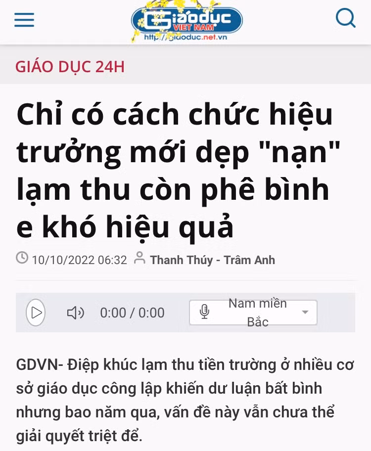 Một bài viết của đồng tác giả nhận được nhiều sự quan tâm của bạn đọc. (Ảnh chụp màn hình) Một bài viết của đồng tác giả nhận được nhiều sự quan tâm của bạn đọc. (Ảnh chụp màn hình)