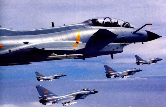 Biên đội máy bay chiến đấu J-10 của Không quân Trung Quốc
