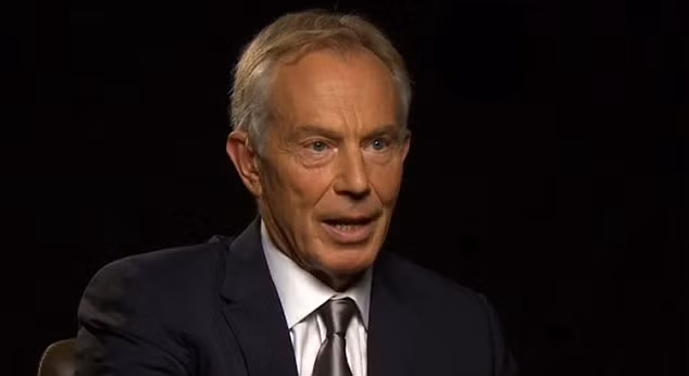 Cựu Thủ tướng Anh Tony Blair. Ảnh Daily Mail. Cựu Thủ tướng Anh Tony Blair. Ảnh Daily Mail.