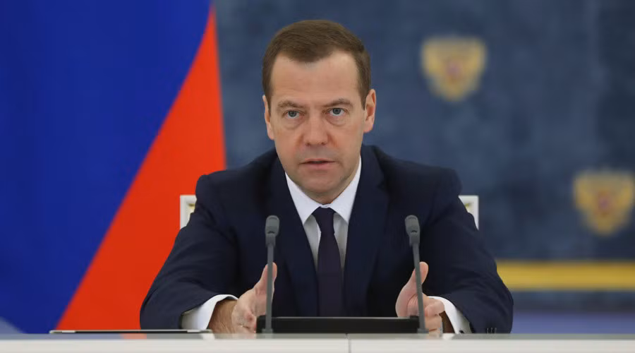 Thủ tướng Nga Dmitry Medvedev. Ảnh RT