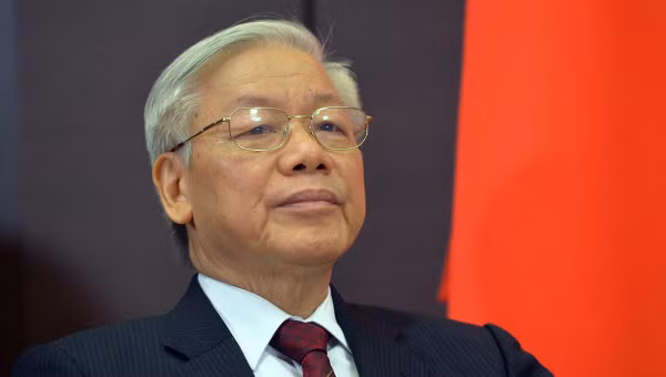 Tổng Bí thư Nguyễn Phú Trọng. Ảnh Rian.