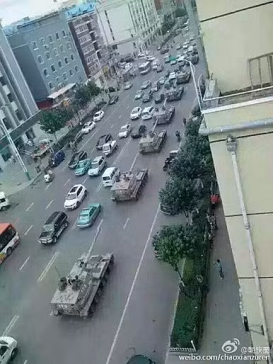 Vũ khí quân sự Trung Quốc xuất hiện trên khu vực gần biên giới với Triều Tiên. Ảnh Diplomat. Vũ khí quân sự Trung Quốc xuất hiện trên khu vực gần biên giới với Triều Tiên. Ảnh Diplomat.