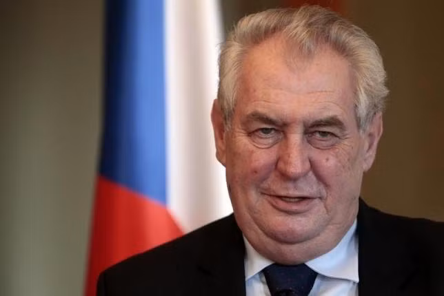 Tổng thống Cộng hòa Czech, Milos Zeman. Tổng thống Cộng hòa Czech, Milos Zeman.