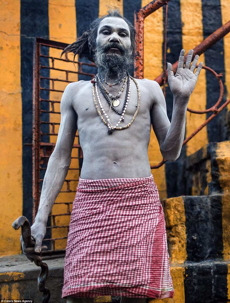 Chân dung một trong số ít các tu sĩ Aghori còn tồn tại.