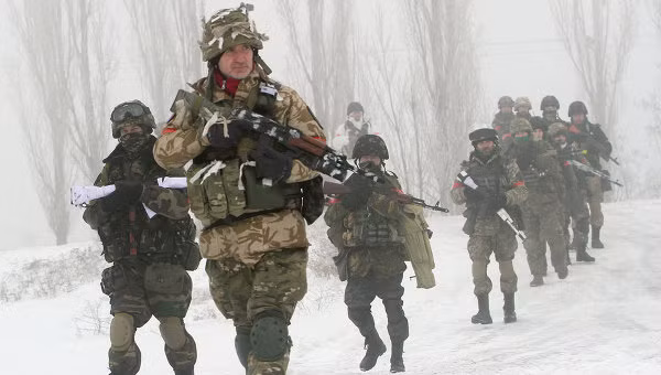 Binh sĩ quân đội Ukraine. Ảnh Rian.