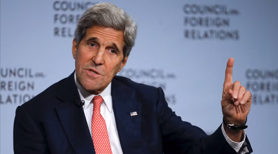 Ngoại trưởng Mỹ John Kerry. Ảnh RT Ngoại trưởng Mỹ John Kerry. Ảnh RT