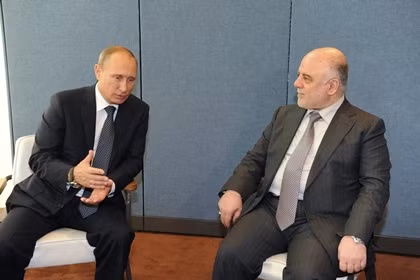 Tổng thống Nga Vladimir Putin và Thủ tướng Iraq Hayder al-Abadi. Ảnh Lenta. Tổng thống Nga Vladimir Putin và Thủ tướng Iraq Hayder al-Abadi. Ảnh Lenta.
