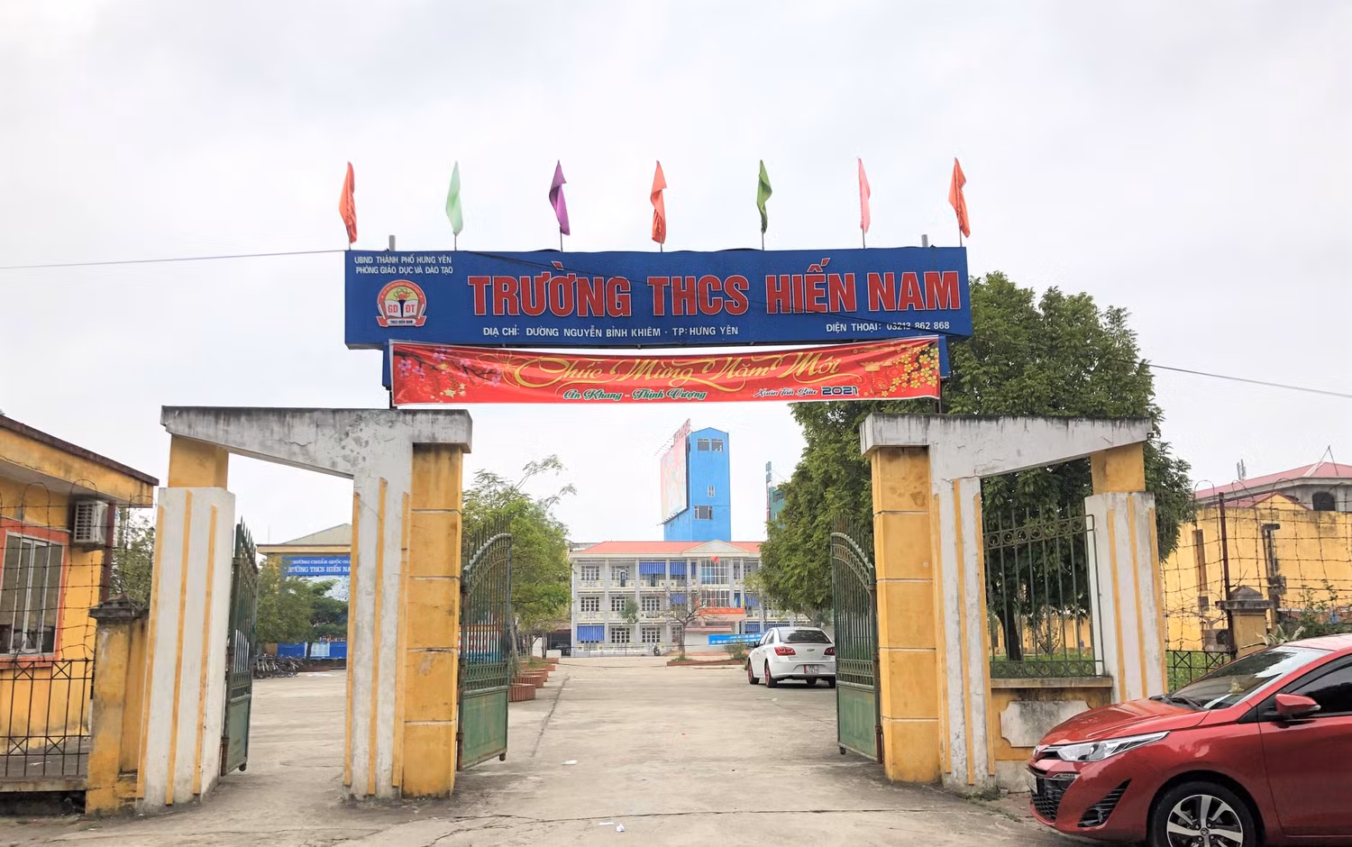 Trường Trung học cơ sở Hiến Nam, thành phố Hưng Yên. Ảnh: Trung Dũng Trường Trung học cơ sở Hiến Nam, thành phố Hưng Yên. Ảnh: Trung Dũng