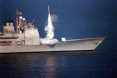 Tên lửa hành trình Tomahawk.