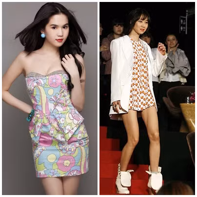 Ngọc Trinh rõ ràng quyến rũ và đẹp xinh hơn hẳn so với nữ diễn viên Hàn Quốc Gong Hyo Jin. Ngọc Trinh rõ ràng quyến rũ và đẹp xinh hơn hẳn so với nữ diễn viên Hàn Quốc Gong Hyo Jin.