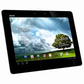 Asus EeePad Transformer Prime TF201 (4 điểm): Với bộ xử lý lõi tứ Terga 3 của Nvidia, đây là chiếc máy tính bảng 10 inch tốt nhất bạn có thể mua và là một trong số những thiết bị có thể nâng cấp lên Ice Cream Sandwich. Dù vậy, hệ điều hành này vẫn thiếu các ứng dụng được tối ưu cho máy tính bảng để cạnh tranh với iPad. Thiết bị có giá 499 USD cho bản 32 GB và 599 USD cho bản 64 GB. Asus EeePad Transformer Prime TF201 (4 điểm): Với bộ xử lý lõi tứ Terga 3 của Nvidia, đây là chiếc máy tính bảng 10 inch tốt nhất bạn có thể mua và là một trong số những thiết bị có thể nâng cấp lên Ice Cream Sandwich. Dù vậy, hệ điều hành này vẫn thiếu các ứng dụng được tối ưu cho máy tính bảng để cạnh tranh với iPad. Thiết bị có giá 499 USD cho bản 32 GB và 599 USD cho bản 64 GB.