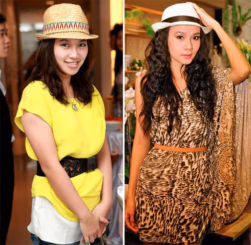 Khánh Linh và Dương Yến Ngọc cá tính với mũ phớt vàng và trắng. Khánh Linh và Dương Yến Ngọc cá tính với mũ phớt vàng và trắng.