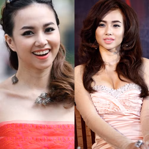 Đinh Ngọc Diệp: Mỹ nhân lòe loẹt Đinh Ngọc Diệp đoạt danh hiệu Hoa khôi Tây đô năm 2004. Với thân hình bốc lửa, gương mặt bầu bĩnh và đặc biệt là đôi mắt bồ câu gợi tình, Đinh Ngọc Diệp nhanh chóng nổi tiếng trên màn ảnh Việt. Tuy nhiên, những nghi án dao kéo cộng với lối trang điểm màu mè sai nguyên tắc đang khiến cô mất dần vẻ đẹp quý giá của mình.