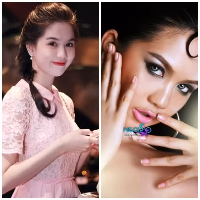 Cả dáng điệu những ngón tay của Ngọc Trinh cũng được biểu cảm 'dịu dàng' hơn