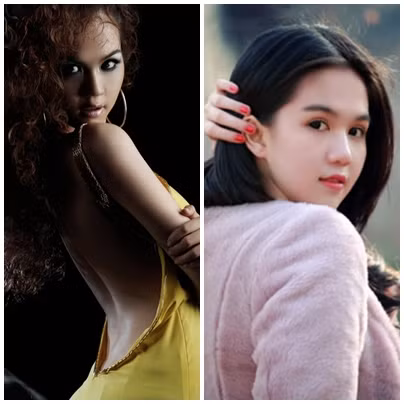 Cùng một góc nhìn, nhưng ánh mắt sắc lẹm và có phần dữ dằn của Ngọc Trinh ngày xưa khác xa với ánh nhìn hiền lành, dịu dàng bây giờ