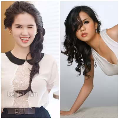 Ngọc Trinh 'thời nay' cũng chăm chỉ pose hình cùng những biểu cảm nhí nhảnh, đáng yêu, hồn nhiên, chứ không lạnh lùng như 'thời xưa'