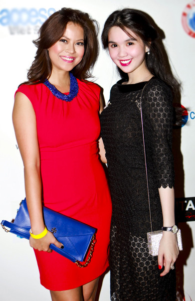 Ngọc Trinh và Miss VN USA 2006 Thiên Trang.