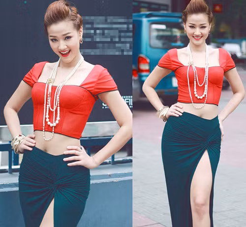 2. Áo crop-top Những chiếc áo dáng lửng khoe ra vòng 2 "con kiến" rất được lòng tín đồ bốn phương. Nó cũng xuất hiện một cách dày đặc trong showbiz Việt. Crop-top an toàn hơn rất nhiều so với xuyên thấu, chỉ cần kết hợp cùng chân váy bút chì cạp cao là tín đồ có thể hấp dẫn tuyệt đối. 2. Áo crop-top Những chiếc áo dáng lửng khoe ra vòng 2 "con kiến" rất được lòng tín đồ bốn phương. Nó cũng xuất hiện một cách dày đặc trong showbiz Việt. Crop-top an toàn hơn rất nhiều so với xuyên thấu, chỉ cần kết hợp cùng chân váy bút chì cạp cao là tín đồ có thể hấp dẫn tuyệt đối.