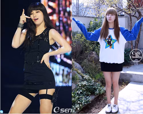 Sự khác biệt rõ rệt ở đôi chân của nàng Suzy (nhóm MissA) lúc đóng Dream high 1 và ảnh chụp cho tạp chí sau đó khiến nhiều người tin chắc cô đã đụng đến "dao kéo".