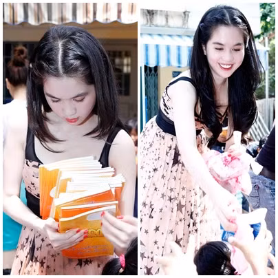 Ngay cả trong hình ảnh đời thường và cảm động này, cô nàng vẫn thật quyến rũ