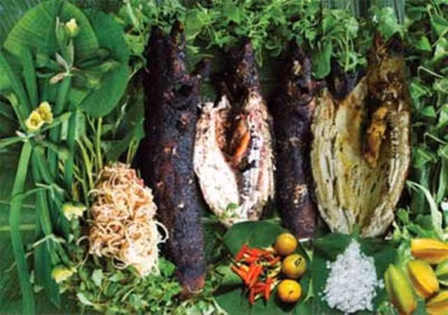Cá Sỉnh Nậm Thia - món ăn đặc sản của người Thái trắng.