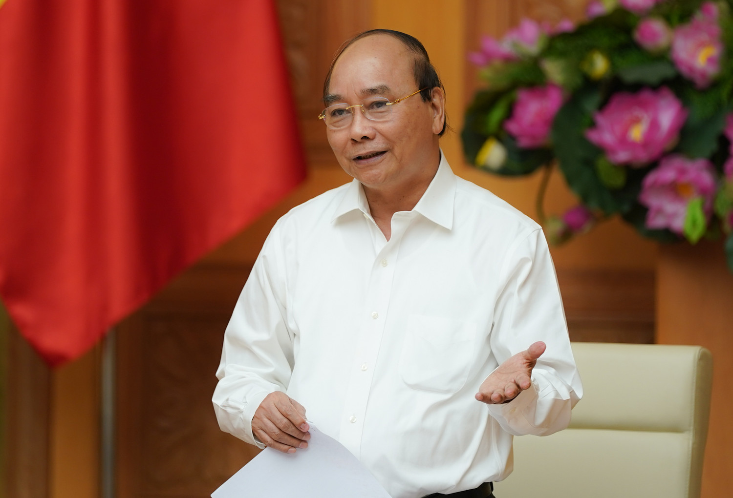 Thủ tướng phát biểu chỉ đạo tại buổi làm việc. Ảnh: VGP Thủ tướng phát biểu chỉ đạo tại buổi làm việc. Ảnh: VGP