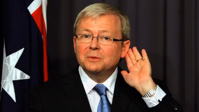 Thủ tướng Úc Kevin Rudd.