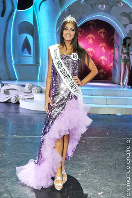 Hoa hậu Hoàn vũ Ý Grazia Maria Pinto.