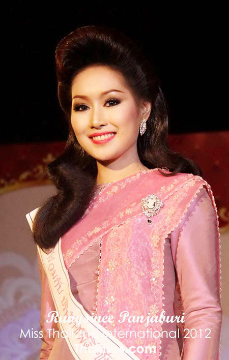 Hoa hậu Quốc tế Thái Lan Rungsinee Panjaburi.