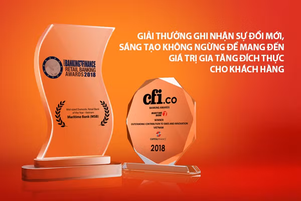 Maritime Bank liên tiếp nhận 2 giải thưởng uy tín quốc tế.