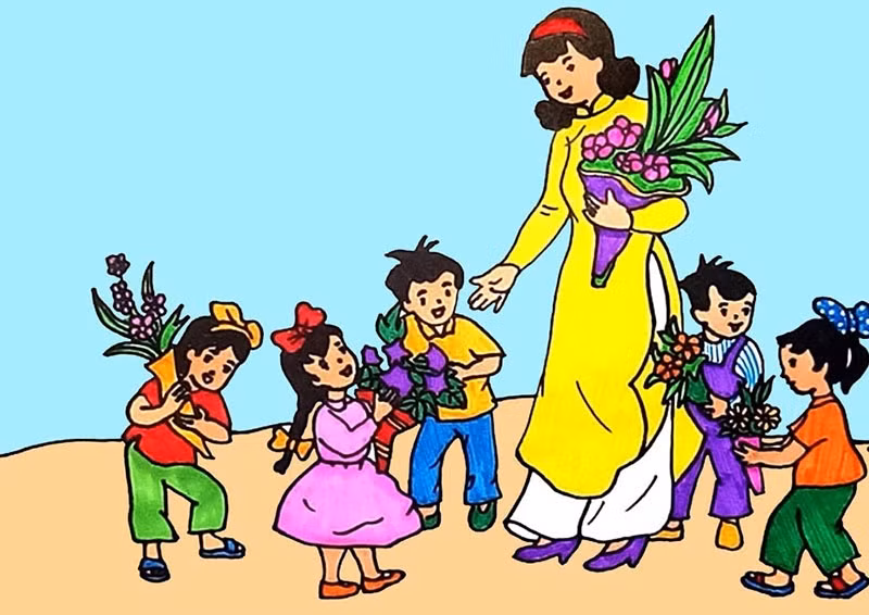 Tình cảm thầy trò (Ảnh minh họa: vietnammoi.vn). Tình cảm thầy trò (Ảnh minh họa: vietnammoi.vn).