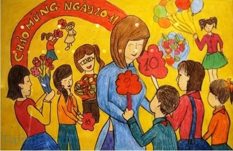 Thầy trò trường quê ảnh 3