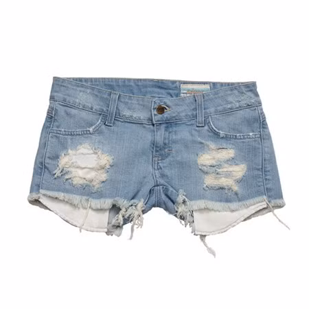 Quần shorts siêu ngắn.