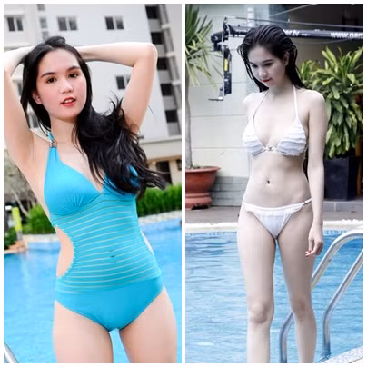 Vậy mà trong bộ ảnh quảng cáo gần đây nhất, Ngọc Trinh lộ ra những quyết điểm trên cơ thể bắt đầu 'kém chuẩn' của mình. Vậy mà trong bộ ảnh quảng cáo gần đây nhất, Ngọc Trinh lộ ra những quyết điểm trên cơ thể bắt đầu 'kém chuẩn' của mình.