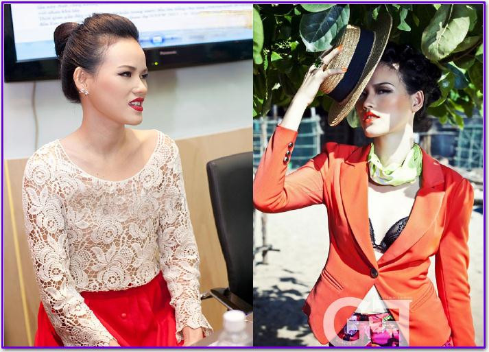 Dù vòng 1 phẳng lỳ nhưng Tuyết Lan vẫn vô cùng cá tính Dù vòng 1 phẳng lỳ nhưng Tuyết Lan vẫn vô cùng cá tính