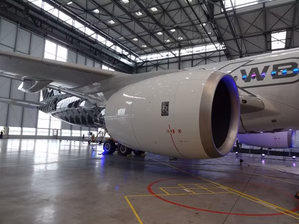 Động cơ Rolls Royce Trent XWB của A350 XWB.