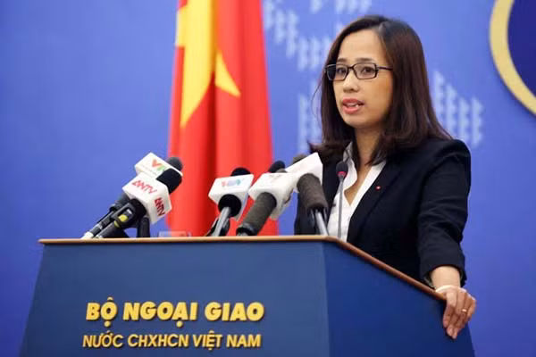 Phó phát ngôn viên Bộ Ngoại giao - bà Phạm Thu Hằng - Ảnh: VNN.