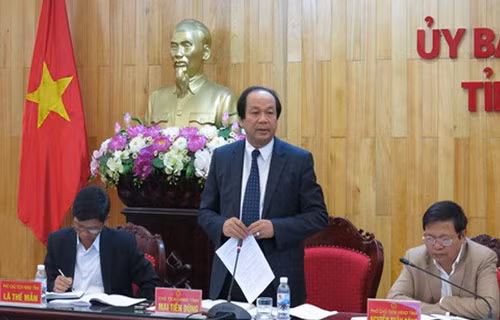 Ông Mai Tiến Dũng - Bí thư Tỉnh ủy Hà Nam. Nguồn ảnh: hanam.gov