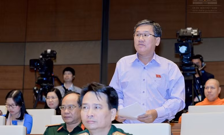 Đại biểu Quốc hội Trịnh Ngọc Phương. Ảnh trung tâm thông tin Quốc hội