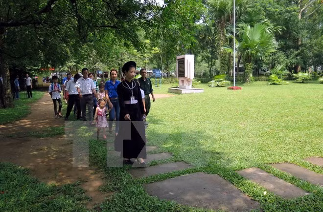 Di tích quốc gia Tân Trào được đầu tư tu bổ, phục hồi gắn với phát triển du lịch. ảnh: TTXVN.