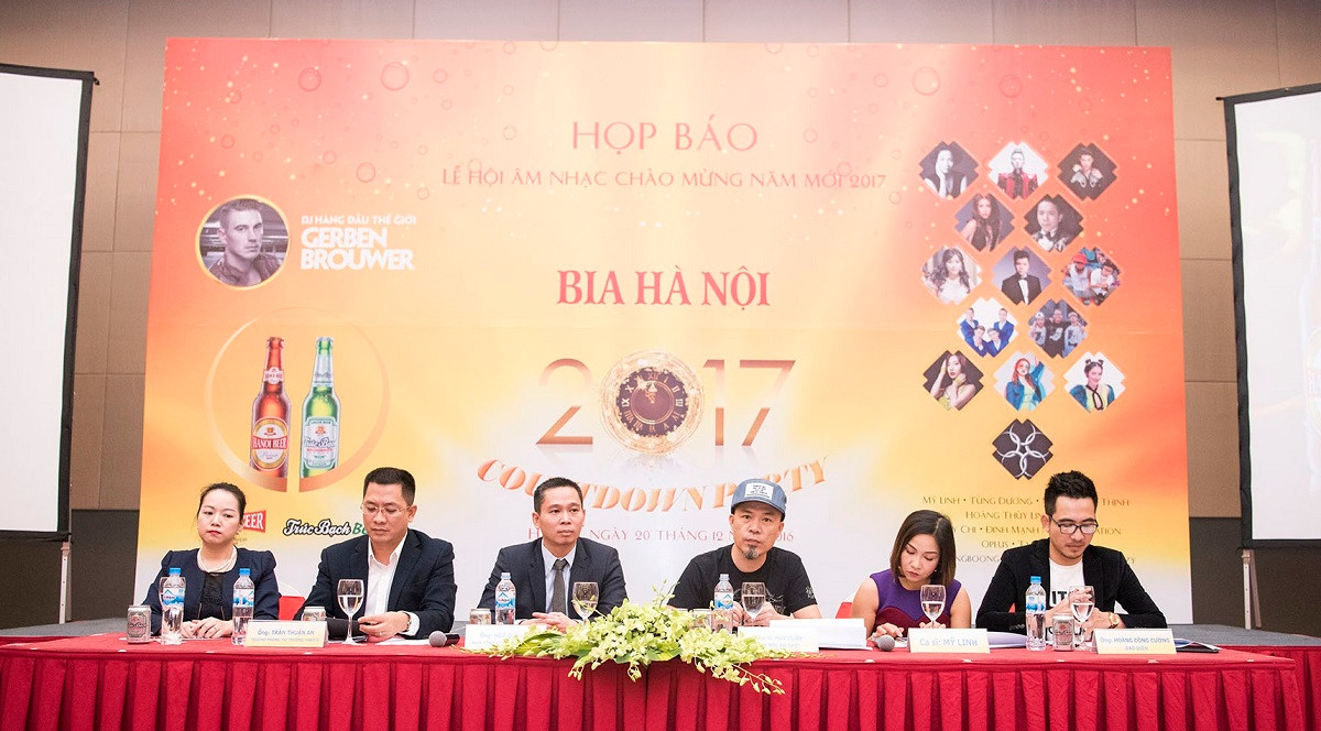“Bia Hà Nội Countdown Party 2017” hứa hẹn sẽ là bữa tiệc âm nhạc đầy sắc màu cho các khán giả Thủ đô.