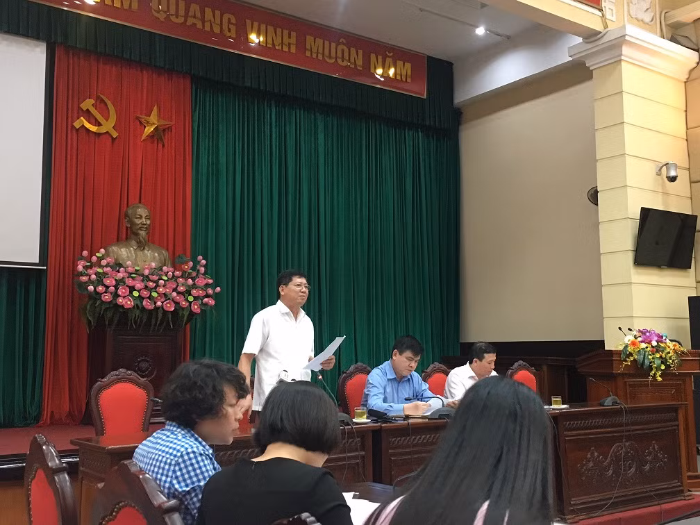 Ông Hoàng Thành Thái cho biết, sẽ xử lý dứt điểm những trường hợp giả danh thương binh chạy xe ba bánh trong thời gian tới. Ảnh: Vũ Phương.