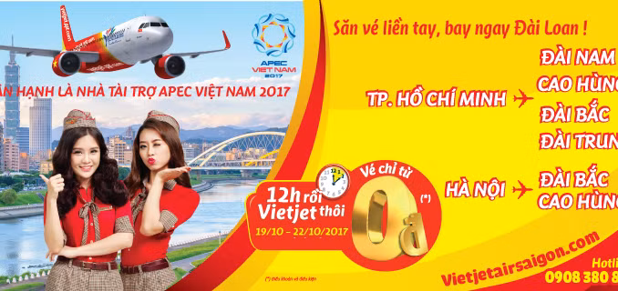 Vietjet là hãng hàng không có nhiều đường bay nhất kết nối Việt Nam và Đài Loan, bởi vậy hãng luôn dành lượng lớn vé siêu tiết kiệm để du khách khám phá đất nước Đài Loan xinh đẹp.